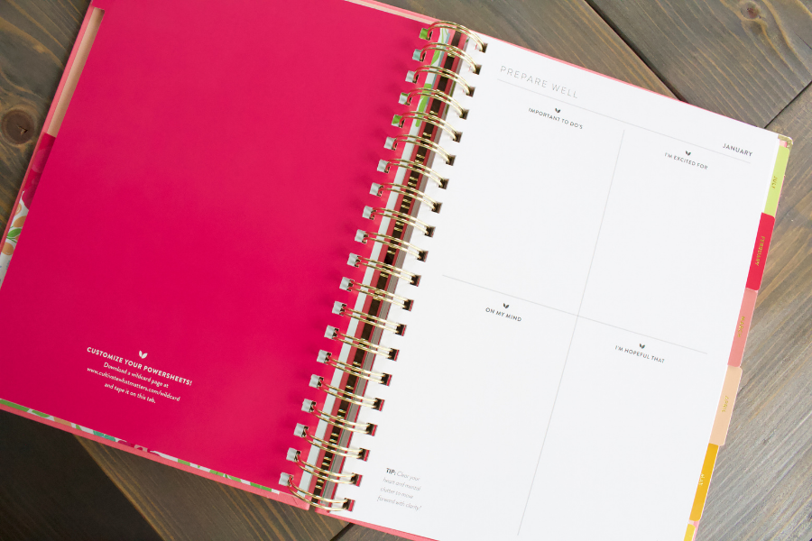 2022 Cultivate What Matters PowerSheets planner review