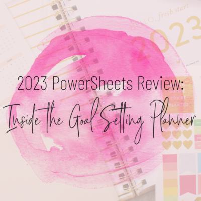 2023 PowerSheets review from Cultivate What Matters.