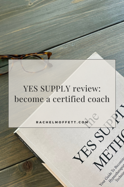 Image with text overlay. Text reads: YES SUPPLY Review: Become a Certified Coach.